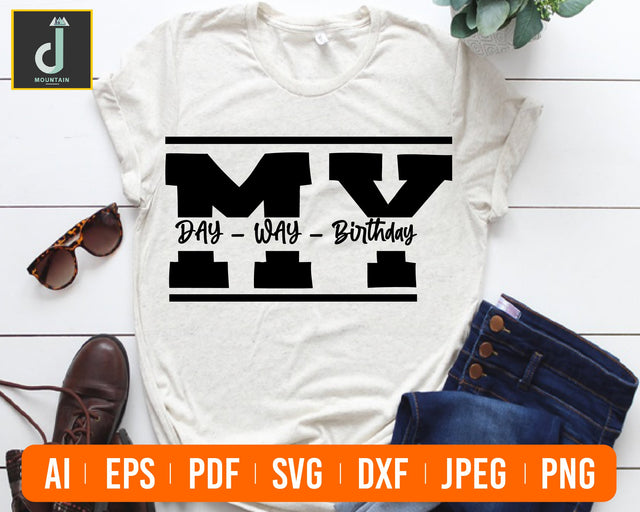 My birthday svg,Birthday svg, Queen svg,My Day Svg, Cut File For Cricut SVG Alihossainbd 