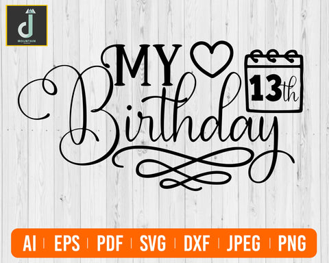 My birthday svg,Birthday svg, Queen svg,My Day Svg SVG Alihossainbd 