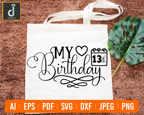 My birthday svg,Birthday svg, Queen svg,My Day Svg SVG Alihossainbd 