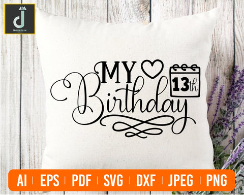 My birthday svg,Birthday svg, Queen svg,My Day Svg SVG Alihossainbd 