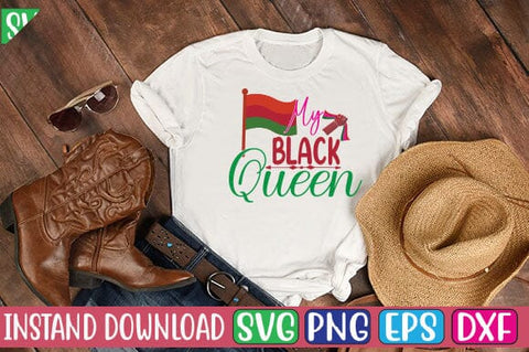 My Black Queen SVG Cut File SVG Studio Innate 