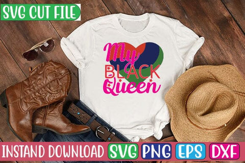My Black Queen SVG Cut File SVG Studio Innate 