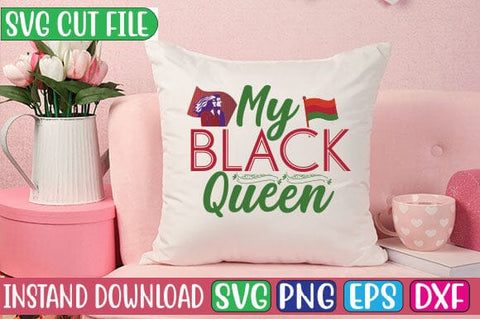 My Black Queen SVG Cut File SVG Studio Innate 
