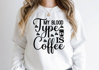my blood type is coffee SVG Design SVG farhad farhad 
