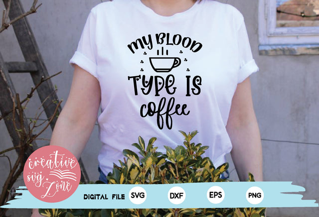 my blood type is coffee SVG md faruk hossain 