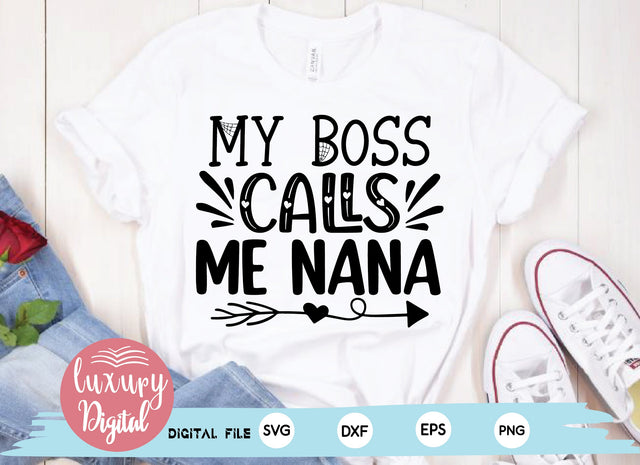 My Boss Calls Me Nana SVG md faruk hossain 