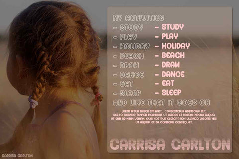 My Boys My Boss Font JH-CreativeFont 