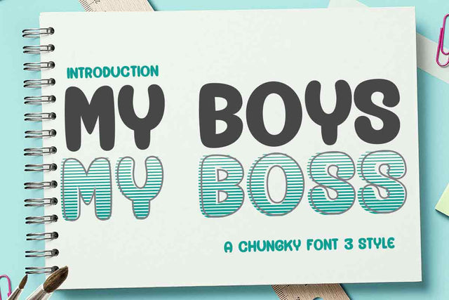 My Boys My Boss Font JH-CreativeFont 