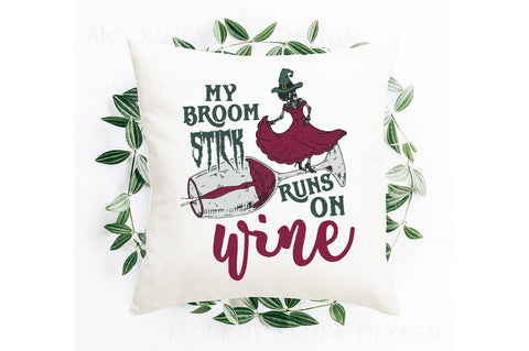 My Broomstick Runs on Wine Sublimation Sublimation Jagonath Roy 