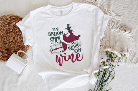 My Broomstick Runs on Wine Sublimation Sublimation Jagonath Roy 