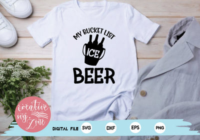 my bucket list ice beer SVG md faruk hossain 