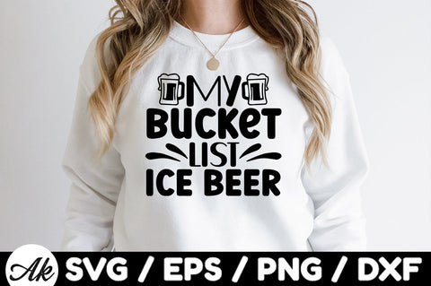 My bucket list ice beer svg SVG akazaddesign 