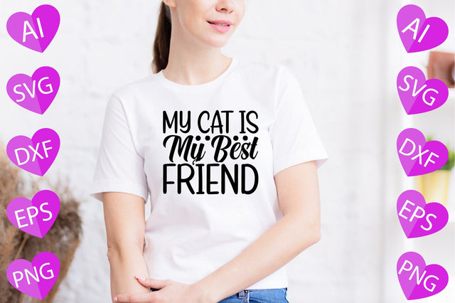 My Cat is My Best Friend SVG CraftlabSvg29 