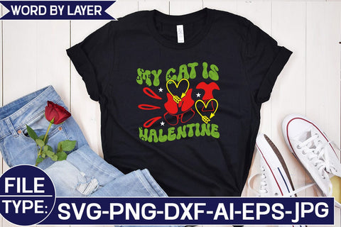 My Cat is My Valentine SVG Cut File SVG Studio Innate 