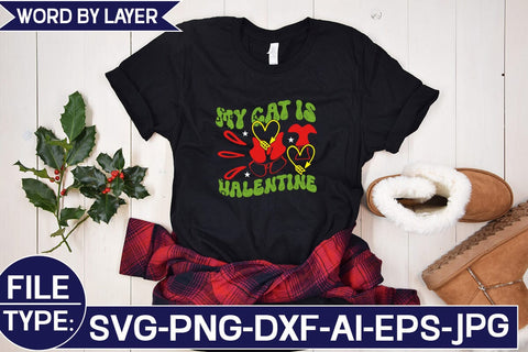 My Cat is My Valentine SVG Cut File SVG Studio Innate 