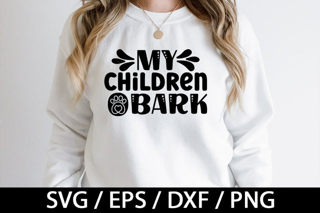 My children bark svg SVG akazaddesign 
