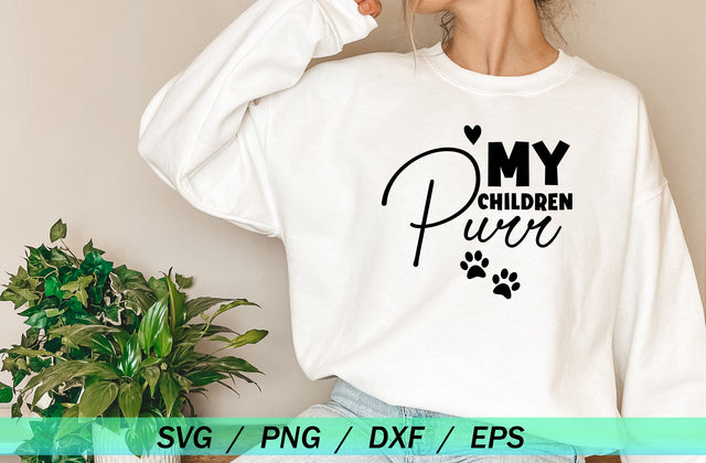 My Children Purr SVG, Dog SVG Design SVG MD mominul islam 