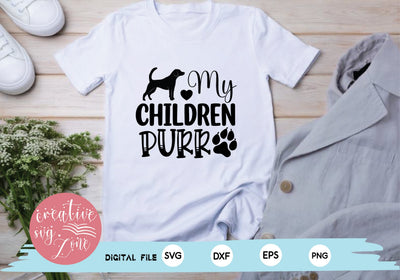 My Children Purr SVG md faruk hossain 
