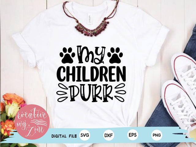 my children purr SVG md faruk hossain 