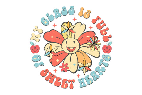 My Class Is Full Of Sweet Hearts PNG Design Sublimation Rupkotha 