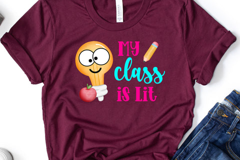 My Class is Lit- Teacher Sublimation Sublimation Happy Printables Club 