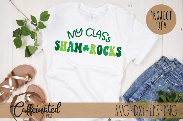 My Class Shamrocks SVG SVG Caffeinated SVGs 