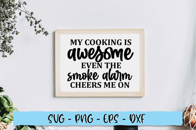 My cooking is awesome even the smoke alarm cheers me on SVG SVG Shetara Begum 