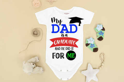 My Dad is A Graduate I Daddy Graduation Sublimation Design Sublimation Happy Printables Club 