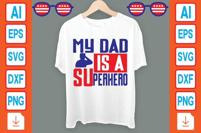 My Dad is a Superhero SVG Craftlabsvg24 
