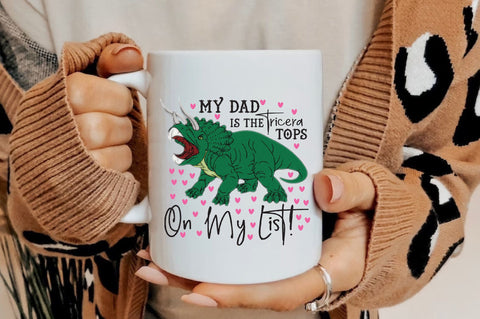 My Dad is the Tricera Tops Valentine PNG Sublimation Jagonath Roy 