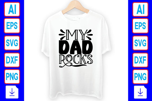 My Dad Rocks SVG Craftlabsvg24 