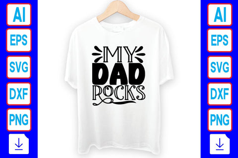 My Dad Rocks SVG Craftlabsvg24 