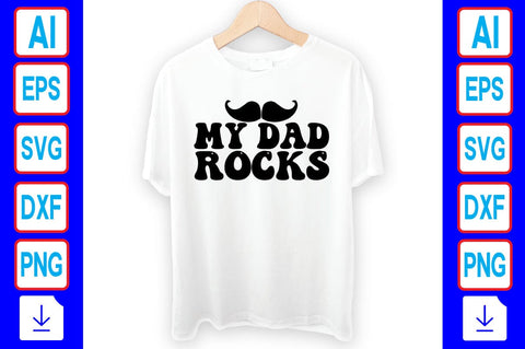 My Dad Rocks SVG Craftlabsvg24 