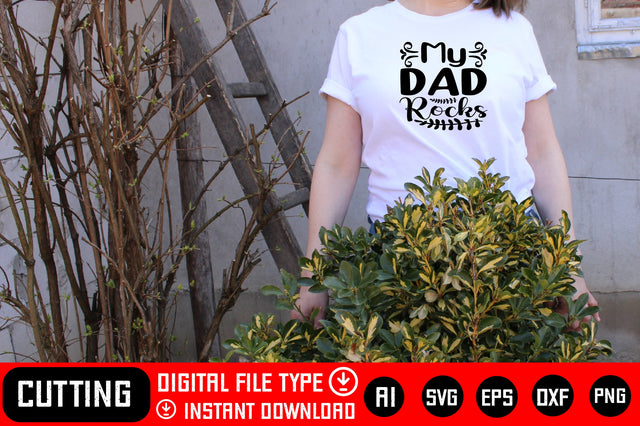 My Dad Rocks SVG CraftlabSvg29 