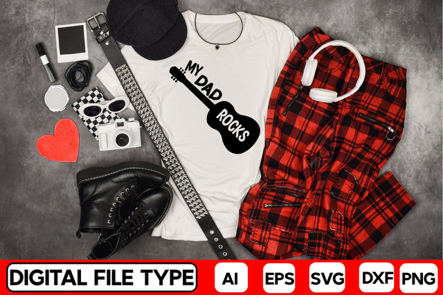 My Dad Rocks SVG CraftlabSvg29 