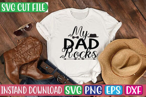 My Dad Rocks SVG Cut File SVG Studio Innate 