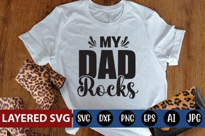 My Dad Rocks Svg SVG Blessedprint 