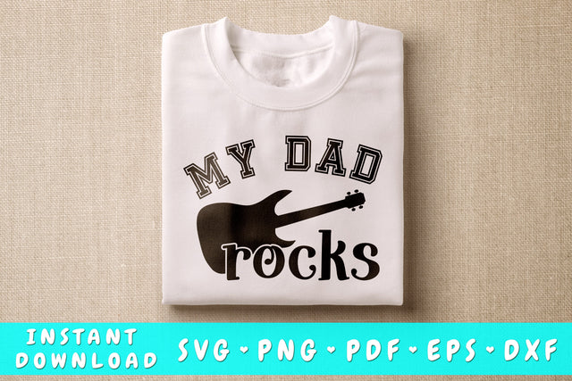 My Dad Rocks SVG SVG HappyDesignStudio 