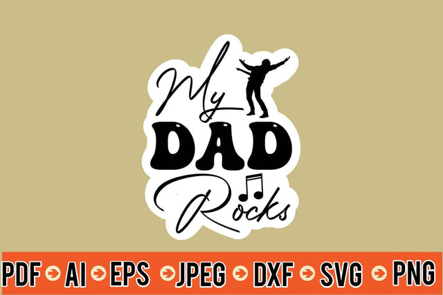 My Dad Rocks SVG SVG MStudio 