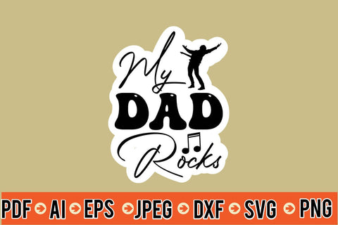 My Dad Rocks SVG SVG MStudio 