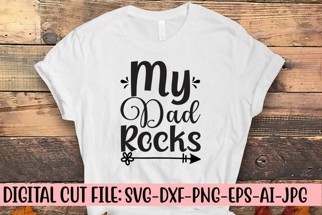 My Dad Rocks SVG SVG Syaman 