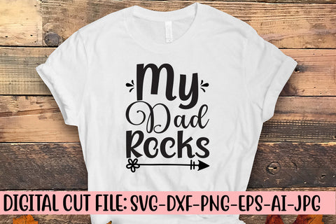 My Dad Rocks SVG SVG Syaman 