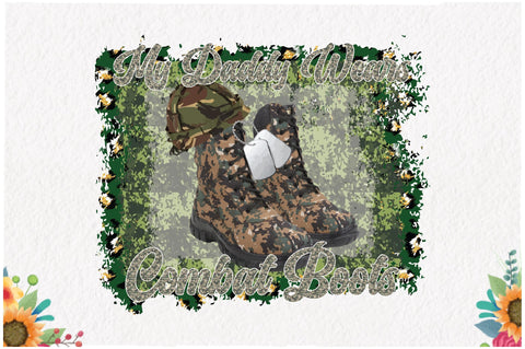 My Daddy Wears Combat Boots Sublimation Sublimation Jagonath Roy 