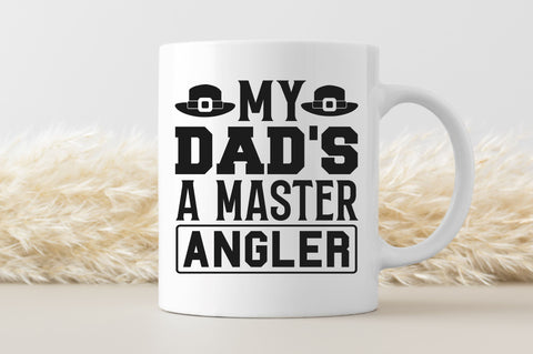 My dads a master angler SVG SVG Regulrcrative 