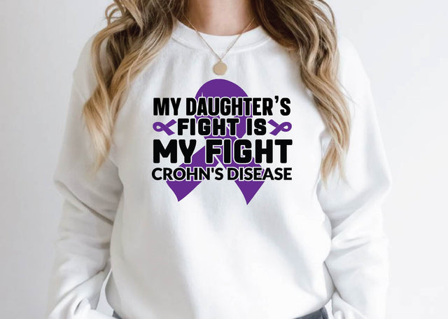 my daughter's fight is my fight crohn's disease SVG Design SVG farhad farhad 
