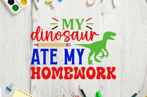 My dinosaur ate my homework SVG SVG Regulrcrative 