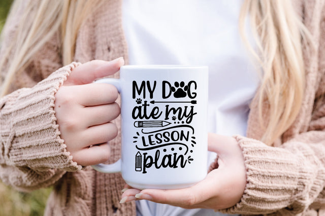 my dog ate my lesson plan SVG SVG buydesign 