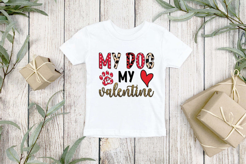 My dog is my valentine Sublimation Sublimation SVGista 