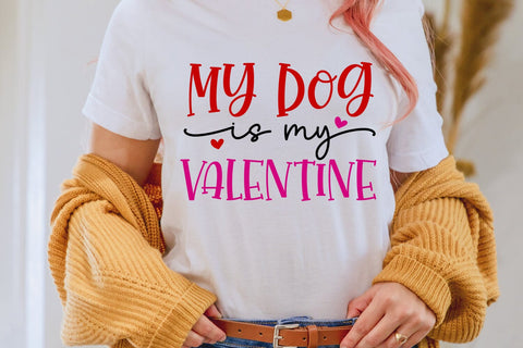 My Dog Is My Valentine- Valentine SVG SVG Happy Printables Club 