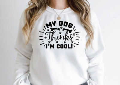 my dog thinks i'm cool! SVG Design SVG farhad farhad 